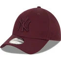 cepur-izliekta-sarkans-snapback-9forty-league-essential-no-new-york-yankees-mlb-no-new-era