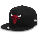 cepur-plakana-melns-snapback-9fifty-no-chicago-bulls-nba-no-new-era