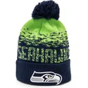 cepur-ar-bumbuli-tumsi-zils-sport-cuff-no-seattle-seahawks-nfl-no-new-era