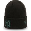 new-era-blue-logo-knit-cuff-league-essential-new-york-yankees-mlb-black-beanie