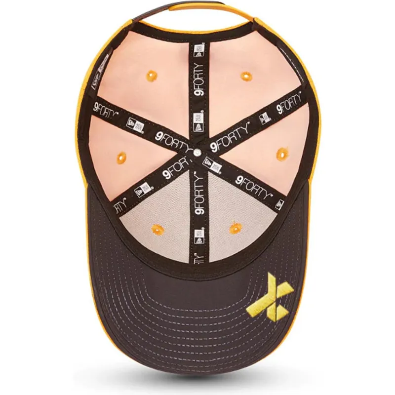 cepur-izliekta-oranzs-snapback-berniem-9forty-daniel-ricciardo-no-mclaren-racing-formula-1-no-new-era