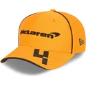 cepur-izliekta-oranzs-snapback-berniem-9fifty-stretch-snap-lando-norris-no-mclaren-racing-formula-1-no-new-era