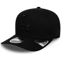 cepur-izliekta-melns-snapback-9fifty-stretch-snap-tonal-no-los-angeles-dodgers-mlb-no-new-era