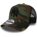 cepur-izliekta-truckeris-maskesanas-snapback-berniem-a-frame-clean-no-new-york-yankees-mlb-no-new-era