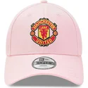 rosa-verstellbare-kinder-cap-9forty-von-manchester-united-football-club-premier-league-von-new-era