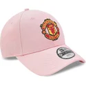 rosa-verstellbare-kinder-cap-9forty-von-manchester-united-football-club-premier-league-von-new-era