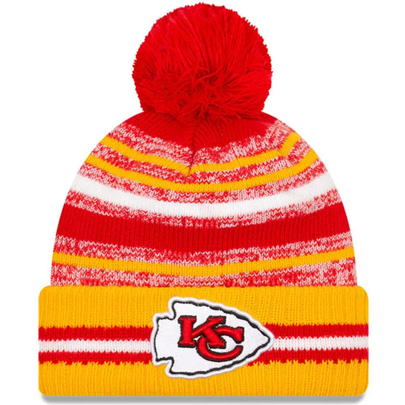 cepur-ar-bumbuli-dzeltens-sport-sideline-no-kansas-city-chiefs-nfl-no-new-era
