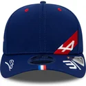 9fifty-stretch-snap-esteban-ocon-alpine-formula-1-renault-blaue-gebogene-snapback-kappe-von-new-era