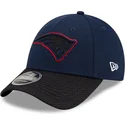 marineblaue-und-schwarze-snapback-kappe-9forty-stretch-snap-sideline-road-der-new-england-patriots-nfl-von-new-era