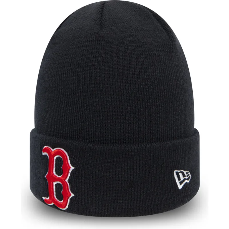 cepur-tumsi-zils-essential-cuff-no-boston-red-sox-mlb-no-new-era