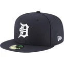 cepur-plakana-tumsi-zils-pieguloss-59fifty-ac-perf-no-detroit-tigers-mlb-no-new-era