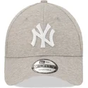 verstellbare-graue-9forty-jersey-kappe-der-new-york-yankees-mlb-von-new-era