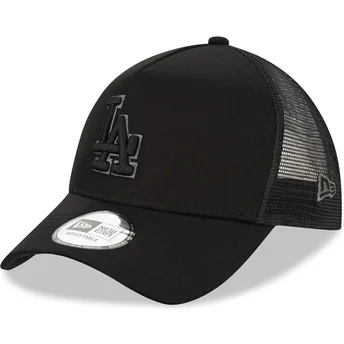 Cepur izliekta šoferis melns snapback 9FORTY A Frame no Los Angeles Dodgers MLB no New Era