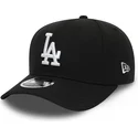 schwarze-gebogene-snapback-kappe-9fifty-stretch-snap-der-los-angeles-dodgers-mlb-von-new-era
