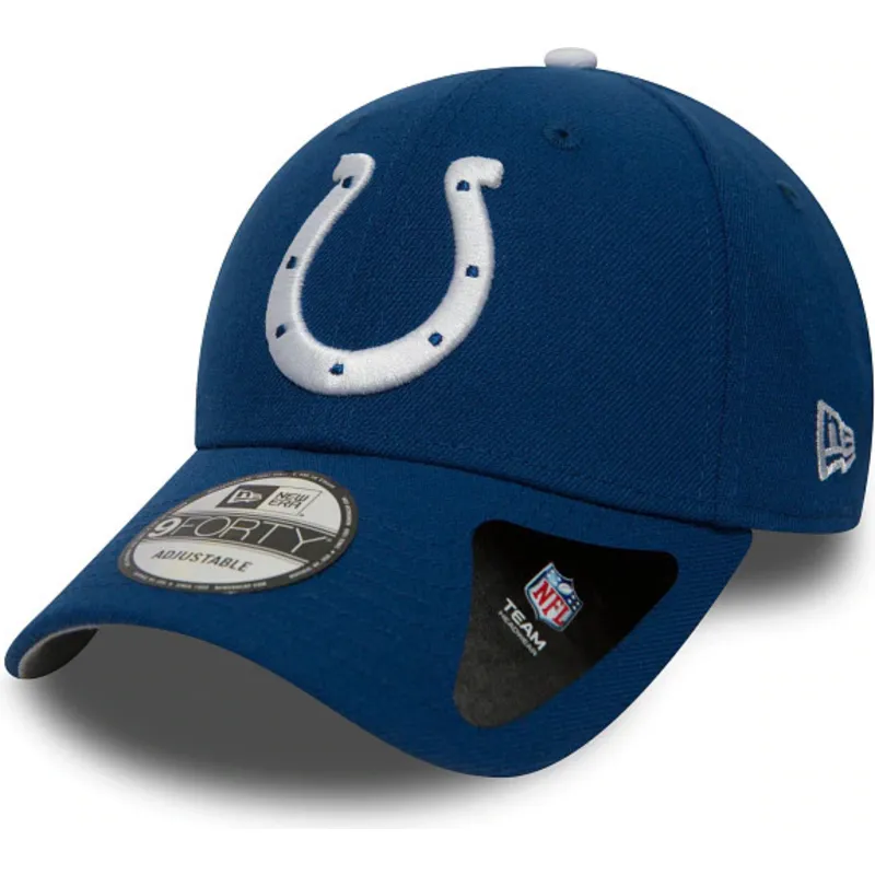 cap-izliekta-blue-adjustable-strap-9forty-the-league-no-indianapolis-colts-nfl-no-new-era