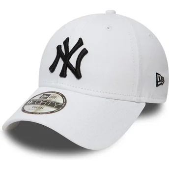 Cap izliekta white adjustable strap bērniem 9FORTY League Essential no New York Yankees MLB no New Era