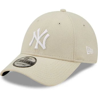 Cepur izliekta bēšs regulējams 9FORTY Diamond Era no New York Yankees MLB no New Era