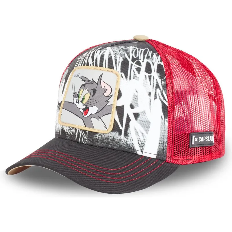 cepur-izliekta-truckeris-melns-snapback-tom2-tom-looney-tunes-no-capslab