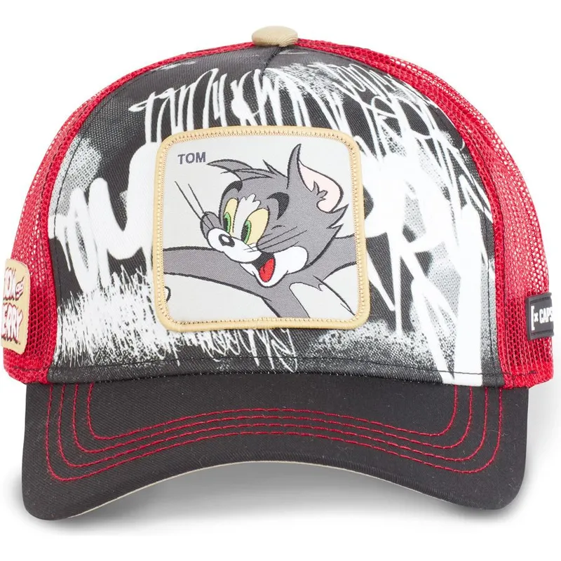 cepur-izliekta-truckeris-melns-snapback-tom2-tom-looney-tunes-no-capslab