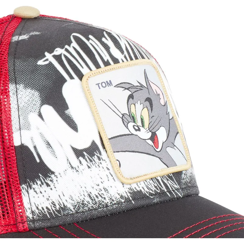 cepur-izliekta-truckeris-melns-snapback-tom2-tom-looney-tunes-no-capslab