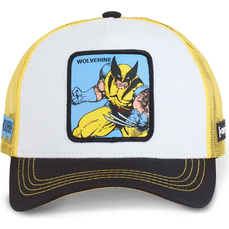 cepur-izliekta-truckeris-balts-snapback-wol2-wolverine-marvel-comics-no-capslab