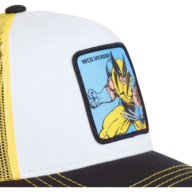 cepur-izliekta-truckeris-balts-snapback-wol2-wolverine-marvel-comics-no-capslab
