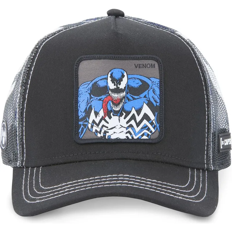 cepur-izliekta-truckeris-melns-snapback-mar3-ven2-venom-marvel-comics-no-capslab