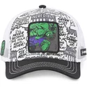 cepur-izliekta-truckeris-balts-snapback-hul1-hulk-marvel-comics-no-capslab