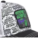 cepur-izliekta-truckeris-balts-snapback-hul1-hulk-marvel-comics-no-capslab