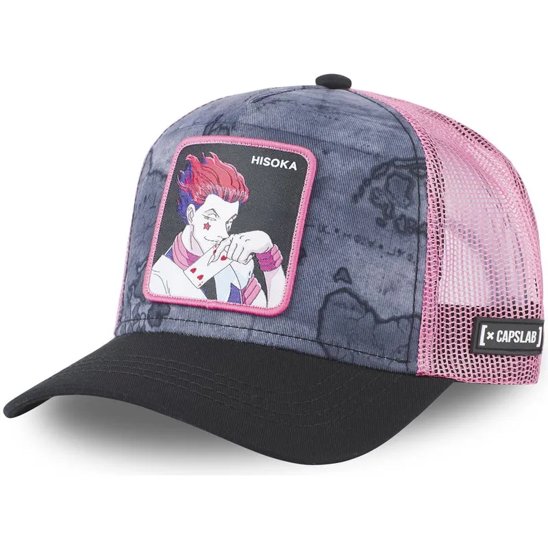 cepur-izliekta-truckeris-melns-snapback-his2-hisoka-morow-hunter-x-hunter-no-capslab