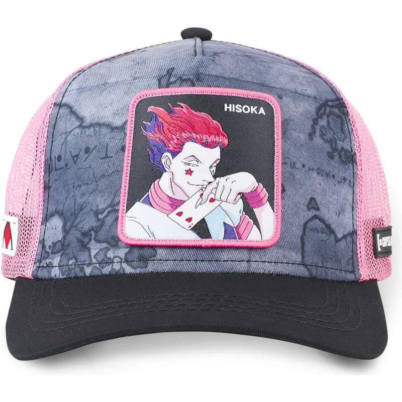 cepur-izliekta-truckeris-melns-snapback-his2-hisoka-morow-hunter-x-hunter-no-capslab