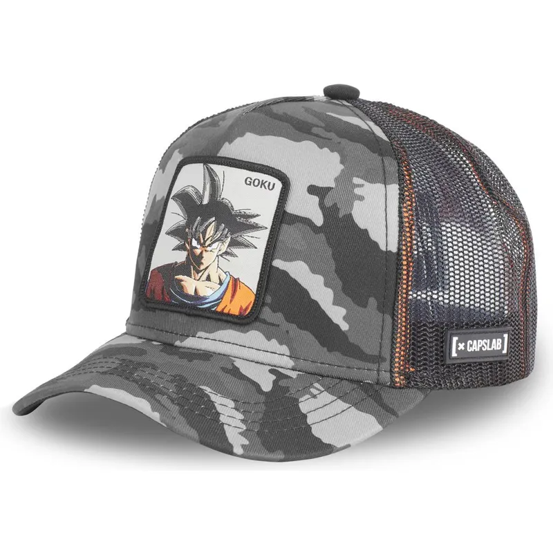 capslab-dragon-ball-son-goku-gok3c-schwarze-camouflage-trucker-kappe