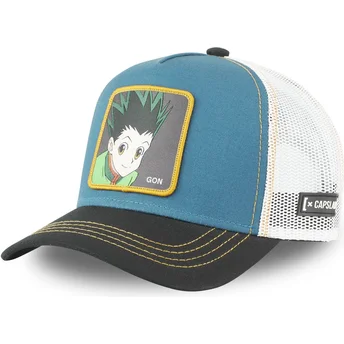 Gorra Trucker Blau, Weiß und Schwarz Gon Freecss GON1 Hunter x Hunter von Capslab