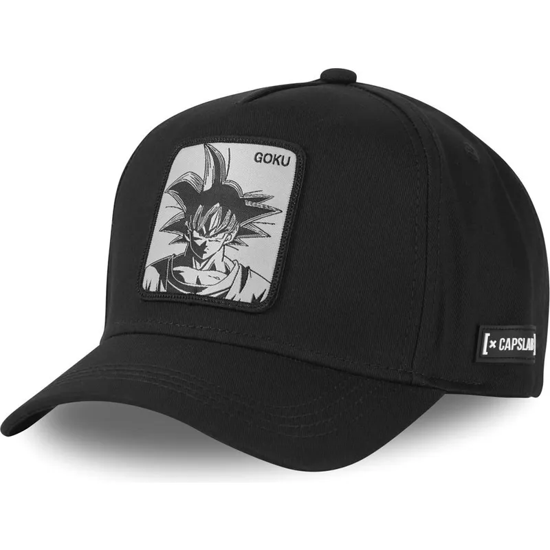 cepur-izliekta-melns-snapback-gokf-son-goku-dragon-ball-no-capslab