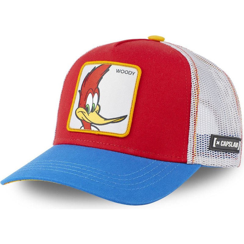Capslab Woody Woodpecker PEC1 Red, White and Blue Trucker Hat Caphunters.lv