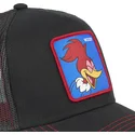 cepur-izliekta-truckeris-melns-snapback-woo2-kukijs-vudpekers-no-capslab