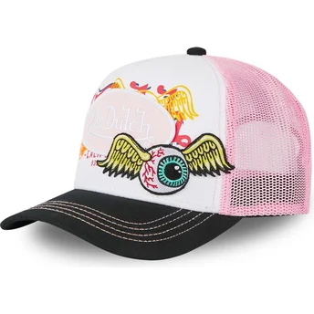 Cepur izliekta šoferis rozā snapback no Von Dutch