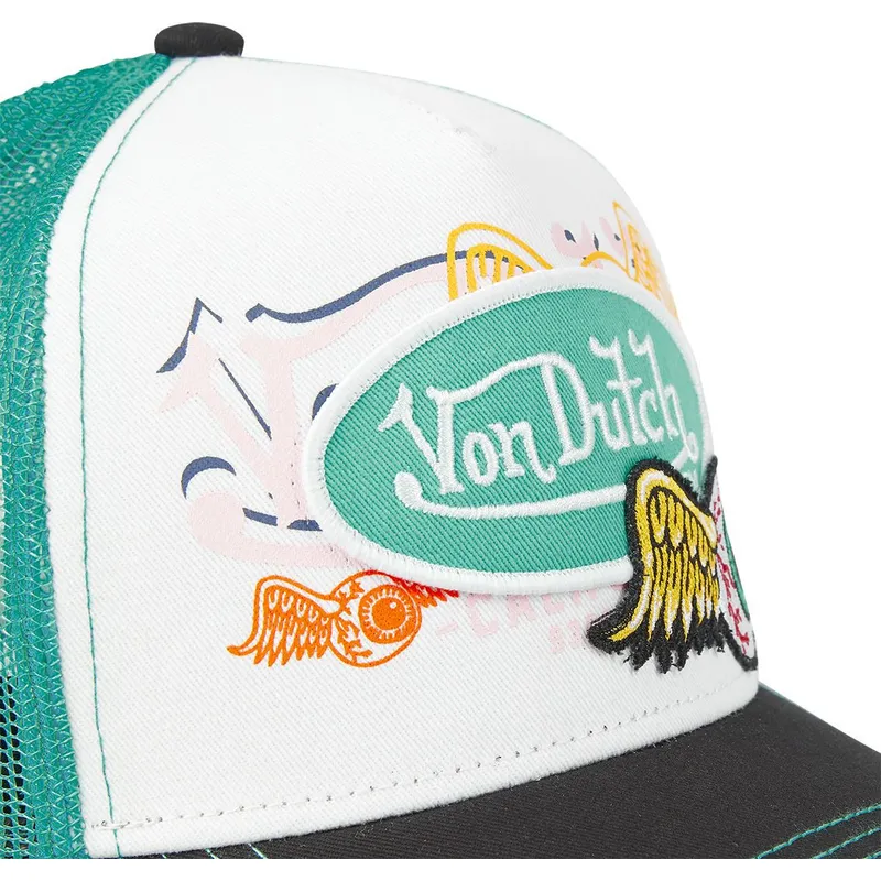 cap-izliekta-green-snapback-no-von-dutch