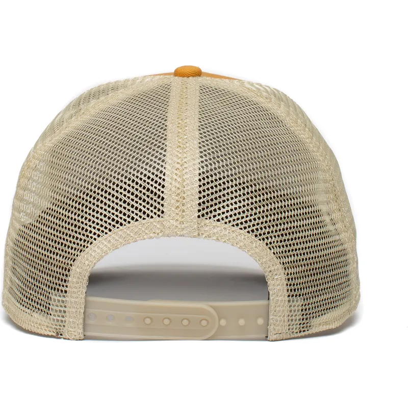 cepur-izliekta-truckeris-dzeltens-snapback-so-high-the-farm-no-goorin-bros