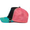 cepur-izliekta-truckeris-melns-snapback-rosa-squad-flamingoals-the-farm-no-goorin-bros