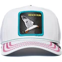 cepur-izliekta-truckeris-balts-snapback-beach-bum-beach-bomber-the-farm-no-goorin-bros