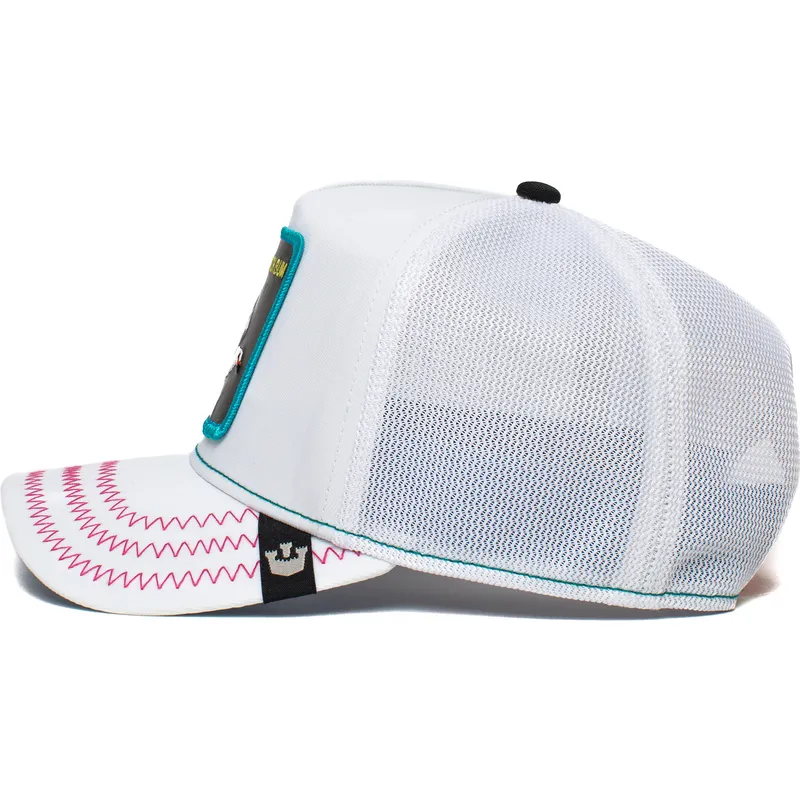 cepur-izliekta-truckeris-balts-snapback-beach-bum-beach-bomber-the-farm-no-goorin-bros cepur-izliekta-truckeris-balts-snapback-beach-bum-beach-bomber-the-farm-no-goorin-bros
