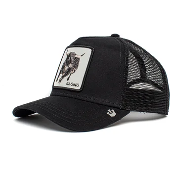 cepur-izliekta-truckeris-melns-snapback-raging-rager-the-farm-no-goorin-bros