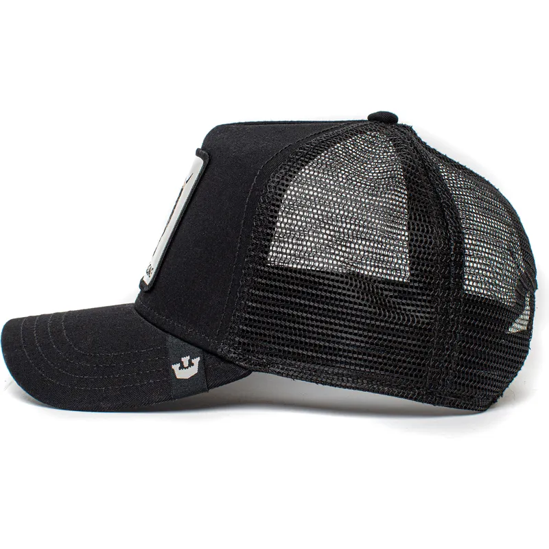 cepur-izliekta-truckeris-melns-snapback-raging-rager-the-farm-no-goorin-bros