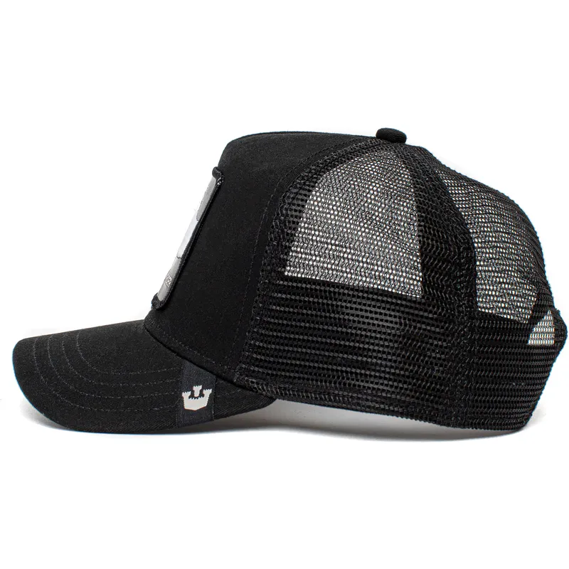 cepur-izliekta-truckeris-melns-snapback-high-rider-ride-high-the-farm-no-goorin-bros