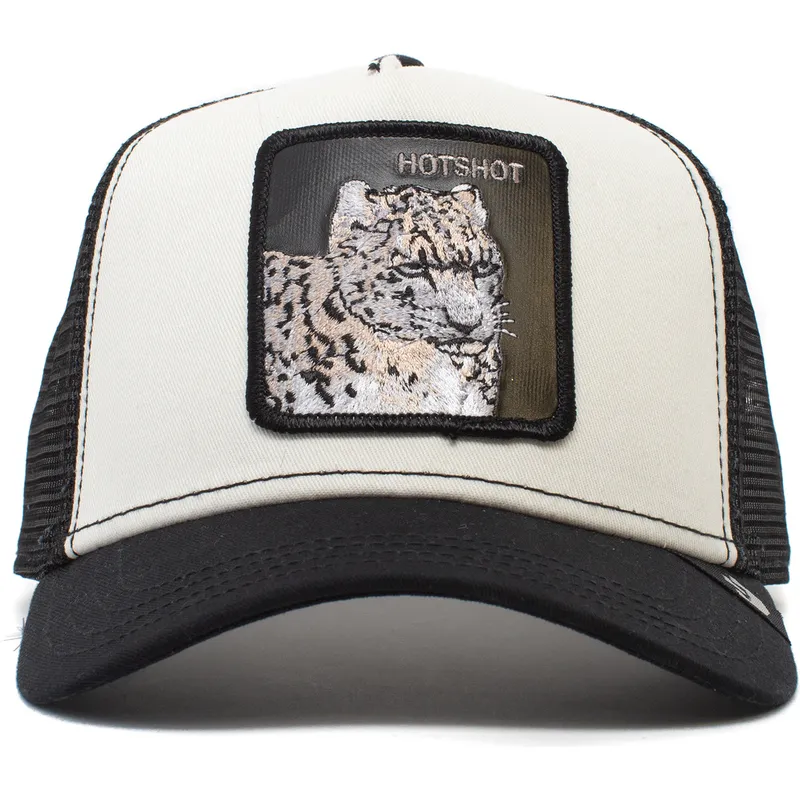 weisse-und-schwarze-trucker-kappe-leopard-hotshot-the-farm-von-goorin-bros