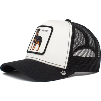 cepur-izliekta-truckeris-balts-snapback-alpha-dog-the-farm-no-goorin-bros