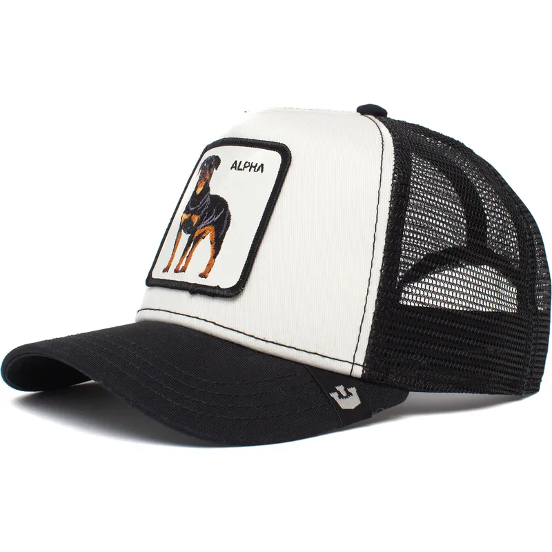 cepur-izliekta-truckeris-balts-snapback-alpha-dog-the-farm-no-goorin-bros