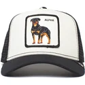 cepur-izliekta-truckeris-balts-snapback-alpha-dog-the-farm-no-goorin-bros