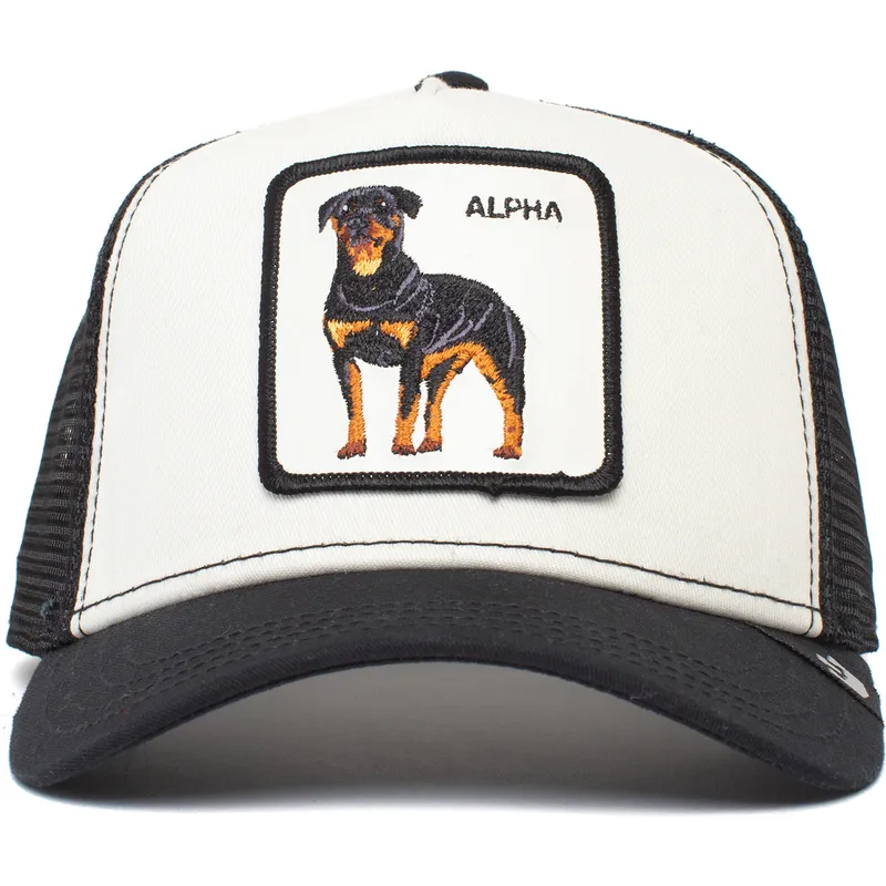 cepur-izliekta-truckeris-balts-snapback-alpha-dog-the-farm-no-goorin-bros